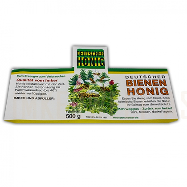 Honigglas-Etiketten nassklebend 500 g