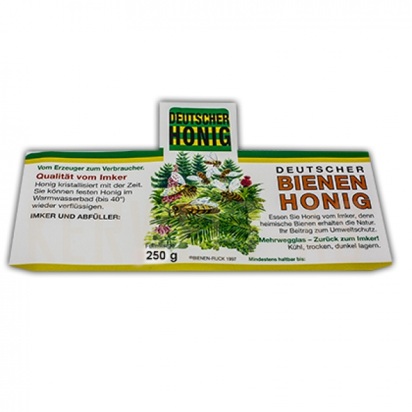 Honigglas-Etiketten nassklebend 250 g