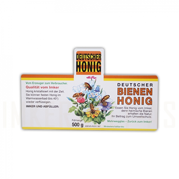 Honigglas-Etiketten nassklebend 500 g